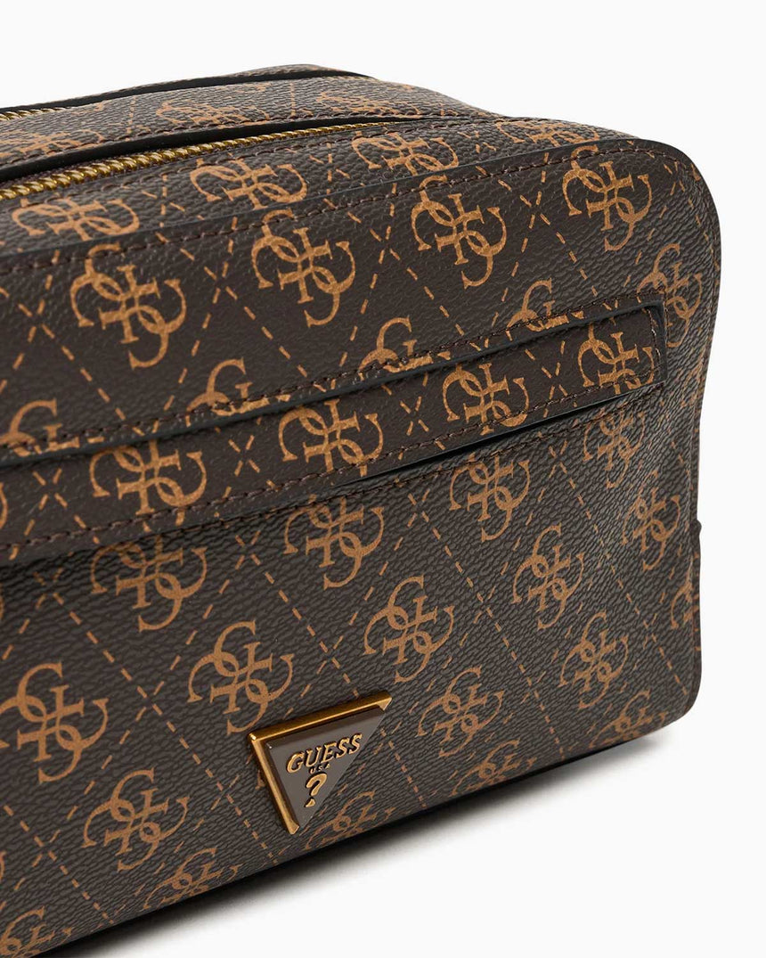 Guess Milano Erkek Makyaj Çantası Brown/Ochre