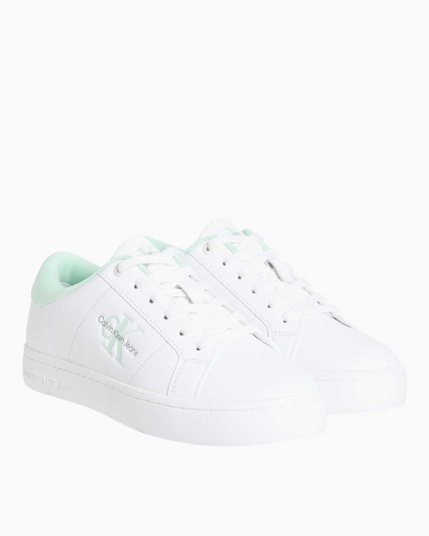 Calvin Klein Jeans Classic Cupsole Low Top Sneakers Bright White/Moonlight Jade