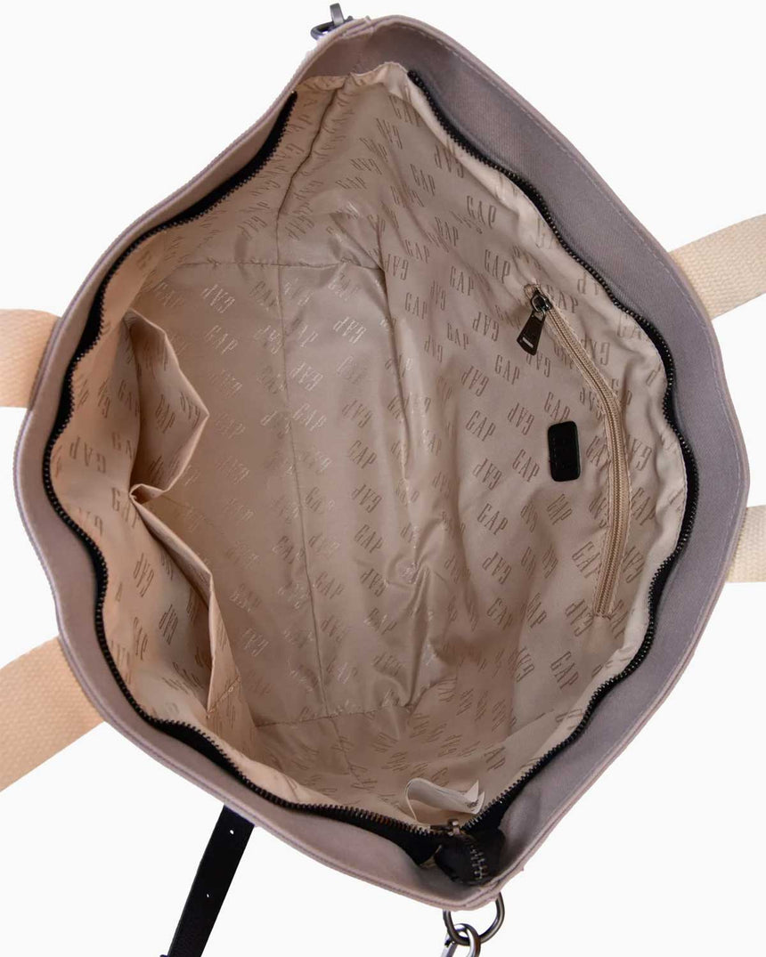 Gap Kanvas Kumaş Omuz Çantası Gri