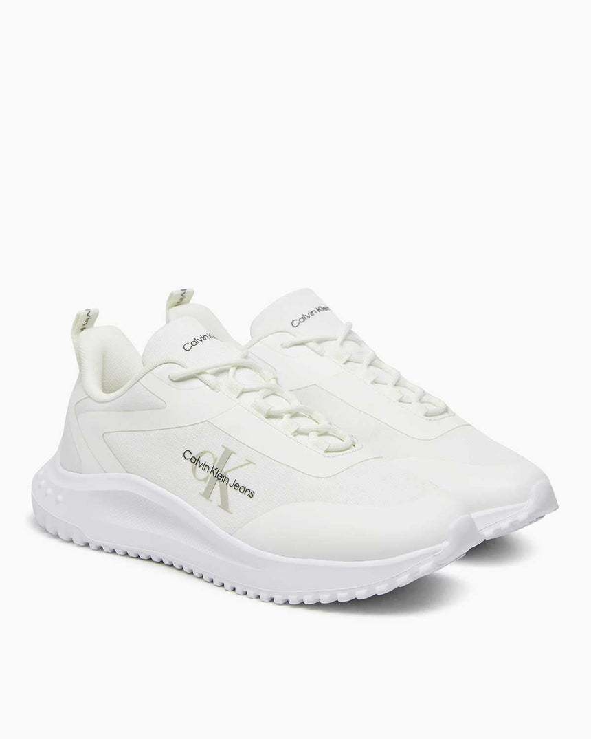 Calvin Klein Eva Runner Low Lace Mix Sneakers Triple Bright White