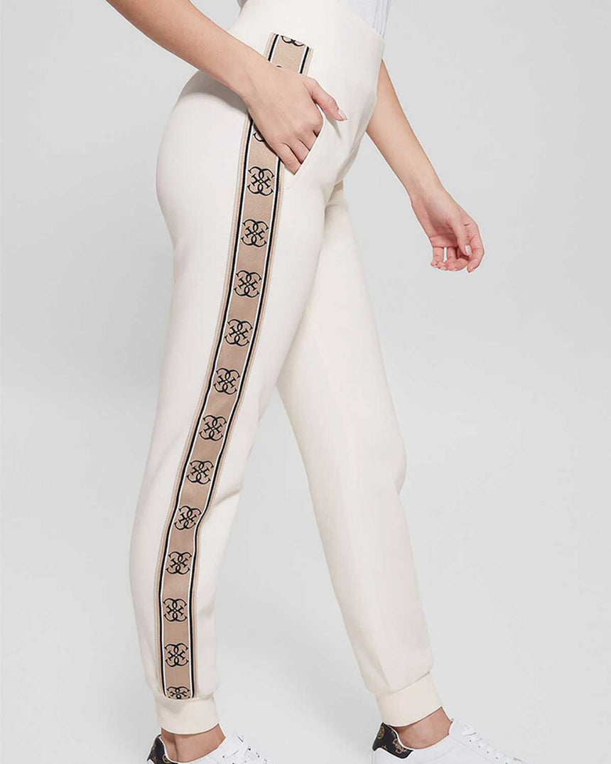 Guess Britney Pamuklu Regular Fit Cepli Jogger Eşofman Altı Ocean Salt