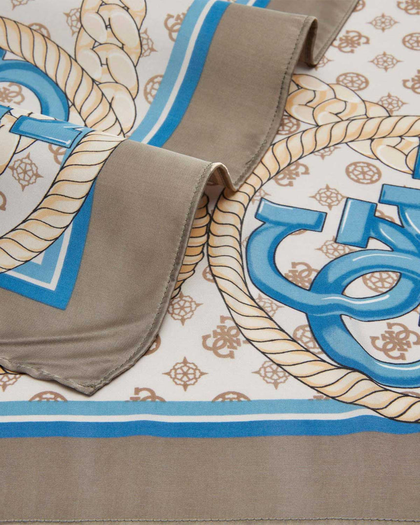 Guess Printed Kadın Eşarp Taupe