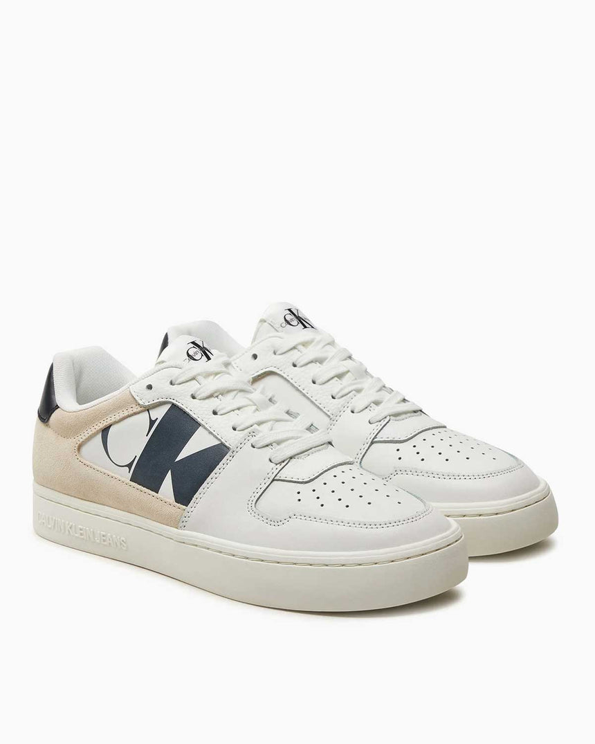 Calvin Klein Classic Cupsole Low Top Logolu Sneakers Bright White/Black