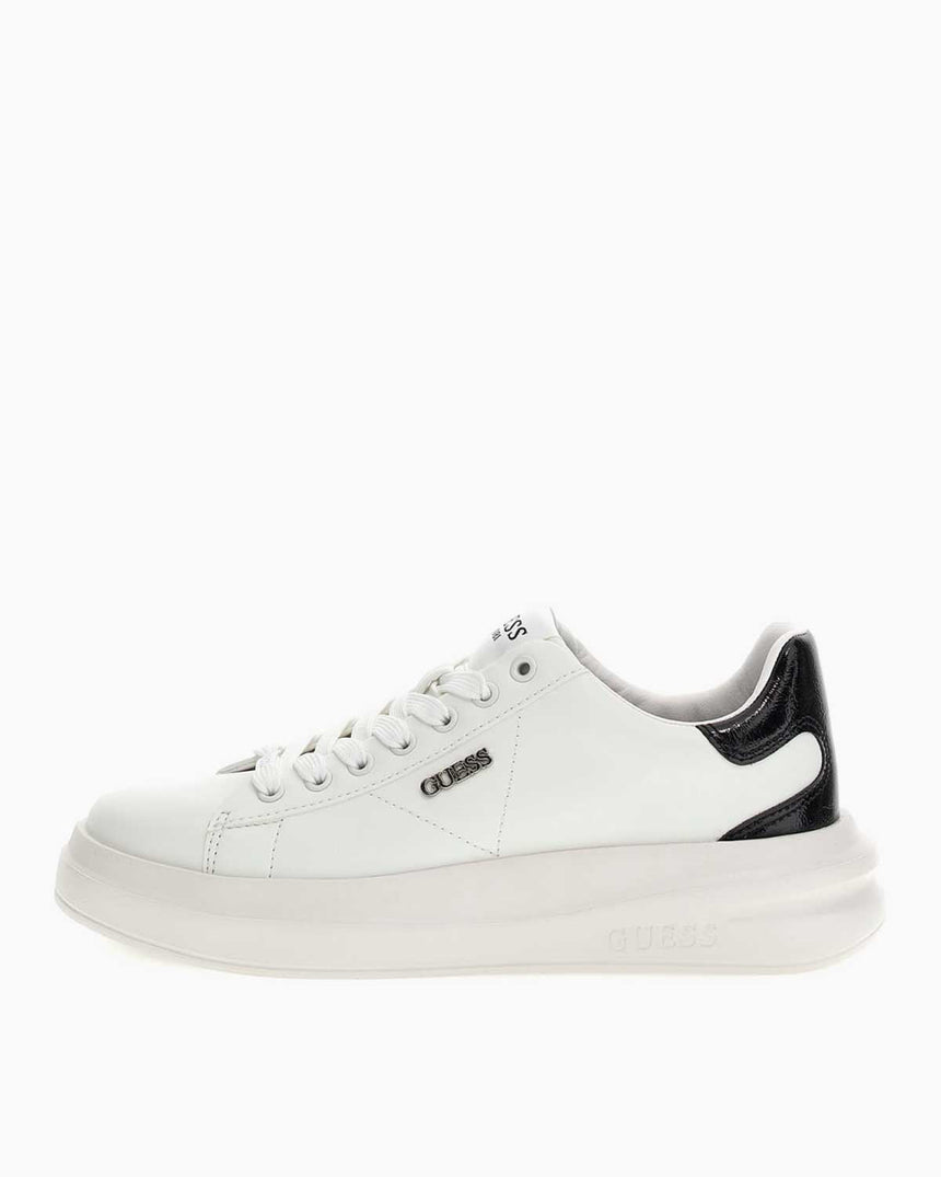 Guess Elbina10 Baskılı Kadın Deri Sneaker White Blue