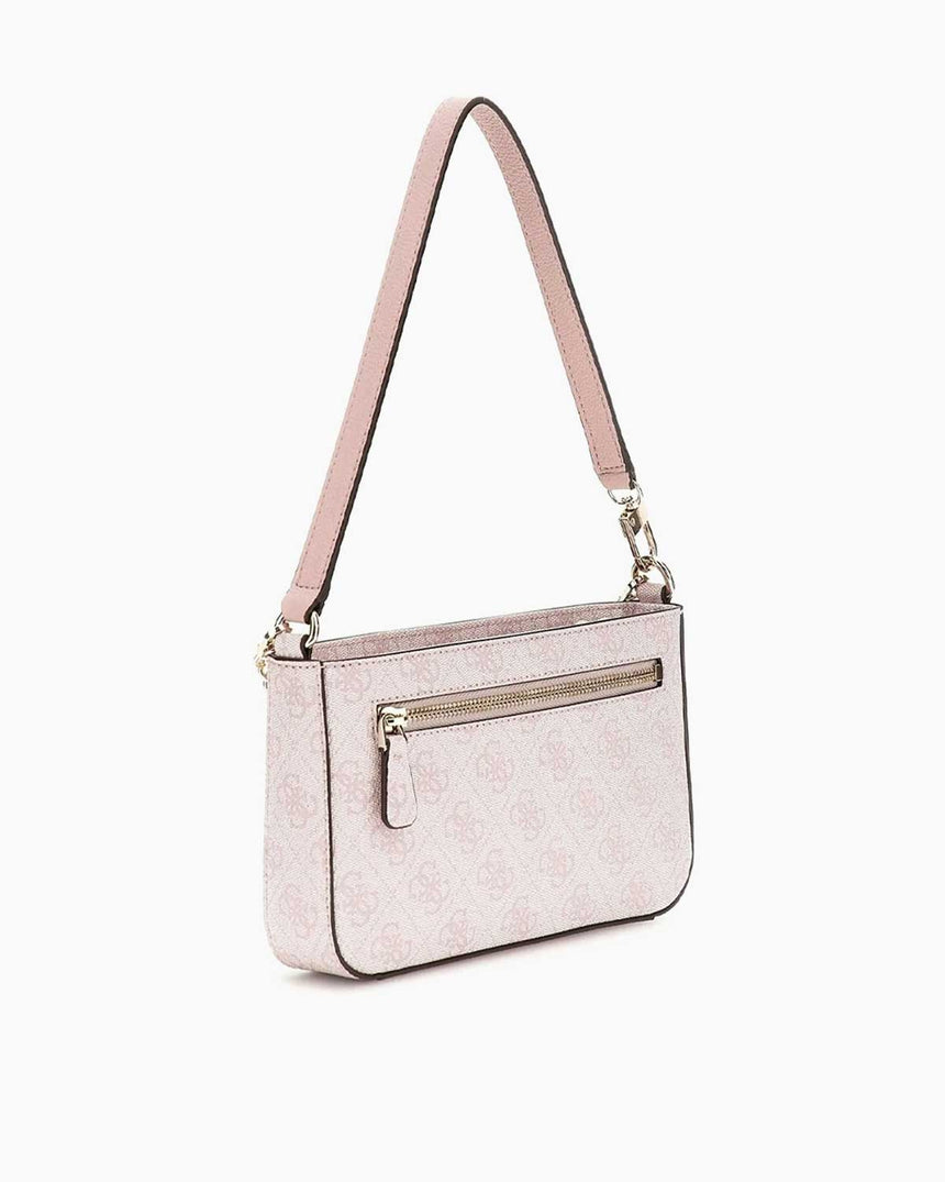 Guess Noelle Mini Top Omuz Çantası Orchid Logo