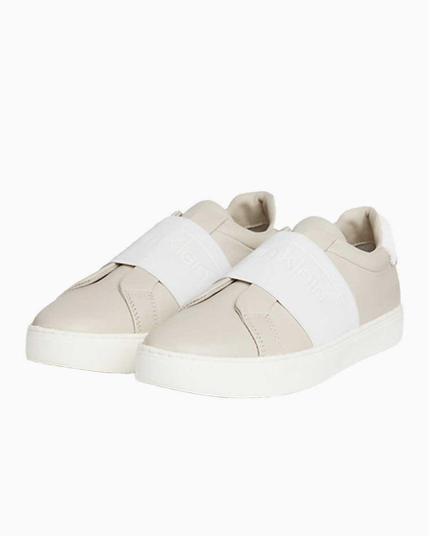 Calvin Klein Cupsole Slip Sneakers Stony Beige/White