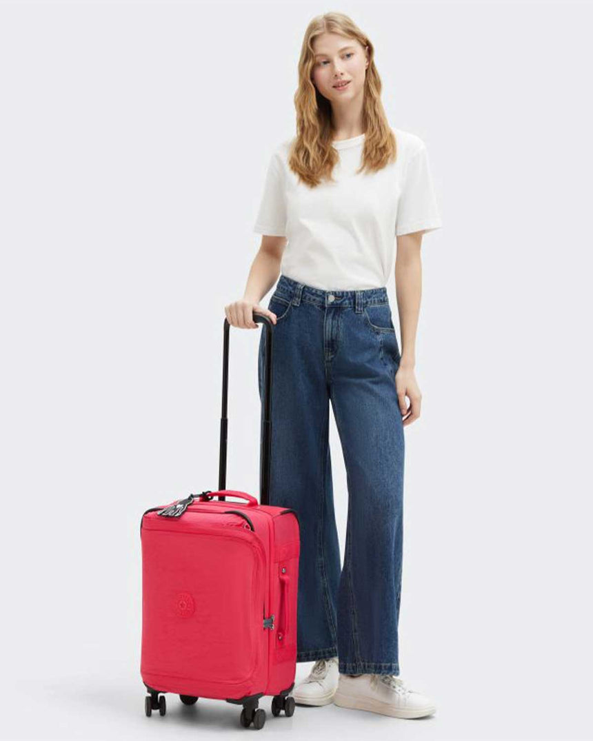 Kipling Spontaneous S Kabin Boy Valiz Resort Pink