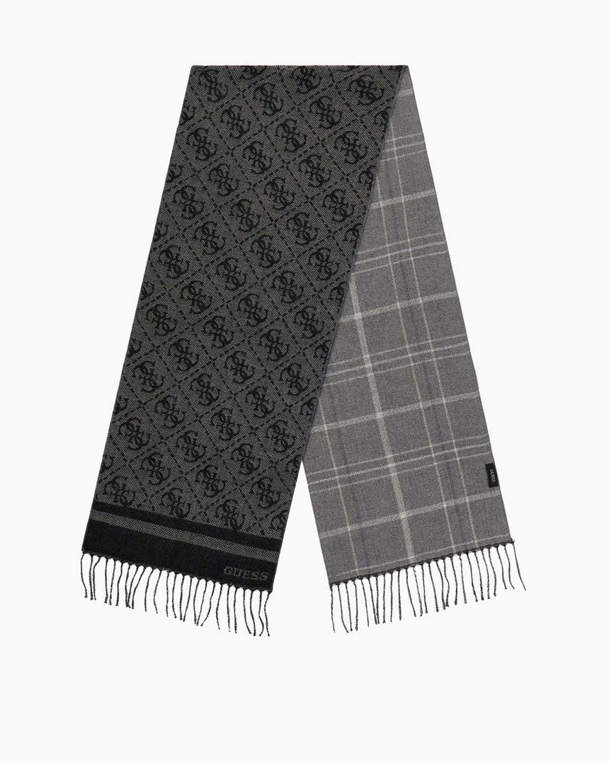 Guess Mito Erkek Şal Black/Grey