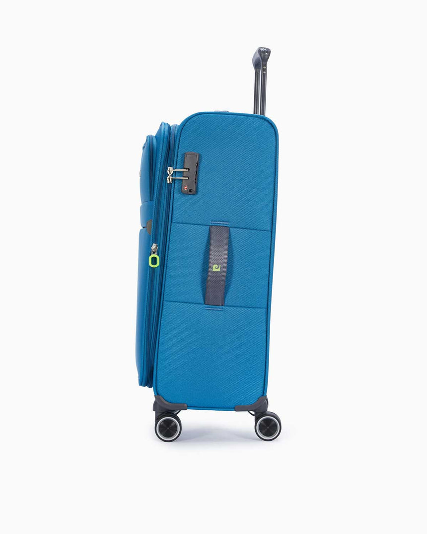 Pierre Cardin Orta Boy Kumaş Valiz Mavi