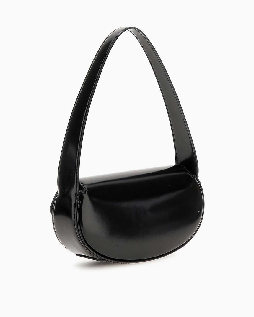 Guess Arnela Flap Kapaklı Rugan Omuz Çantası Black