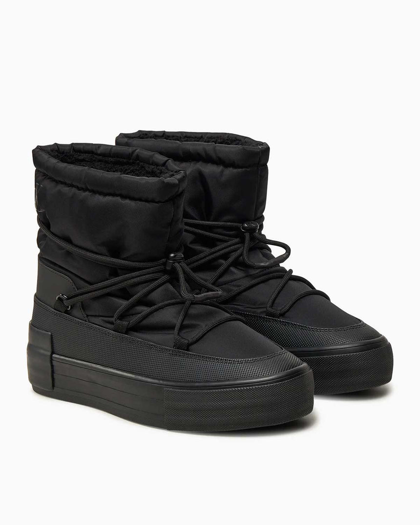 Calvin Klein Jeans Flatform Low Top Kar Botu Triple Black