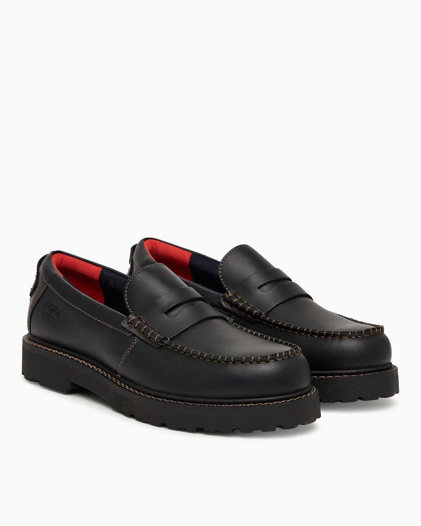 Tommy Hilfiger Archive '01 Erkek Loafer Black