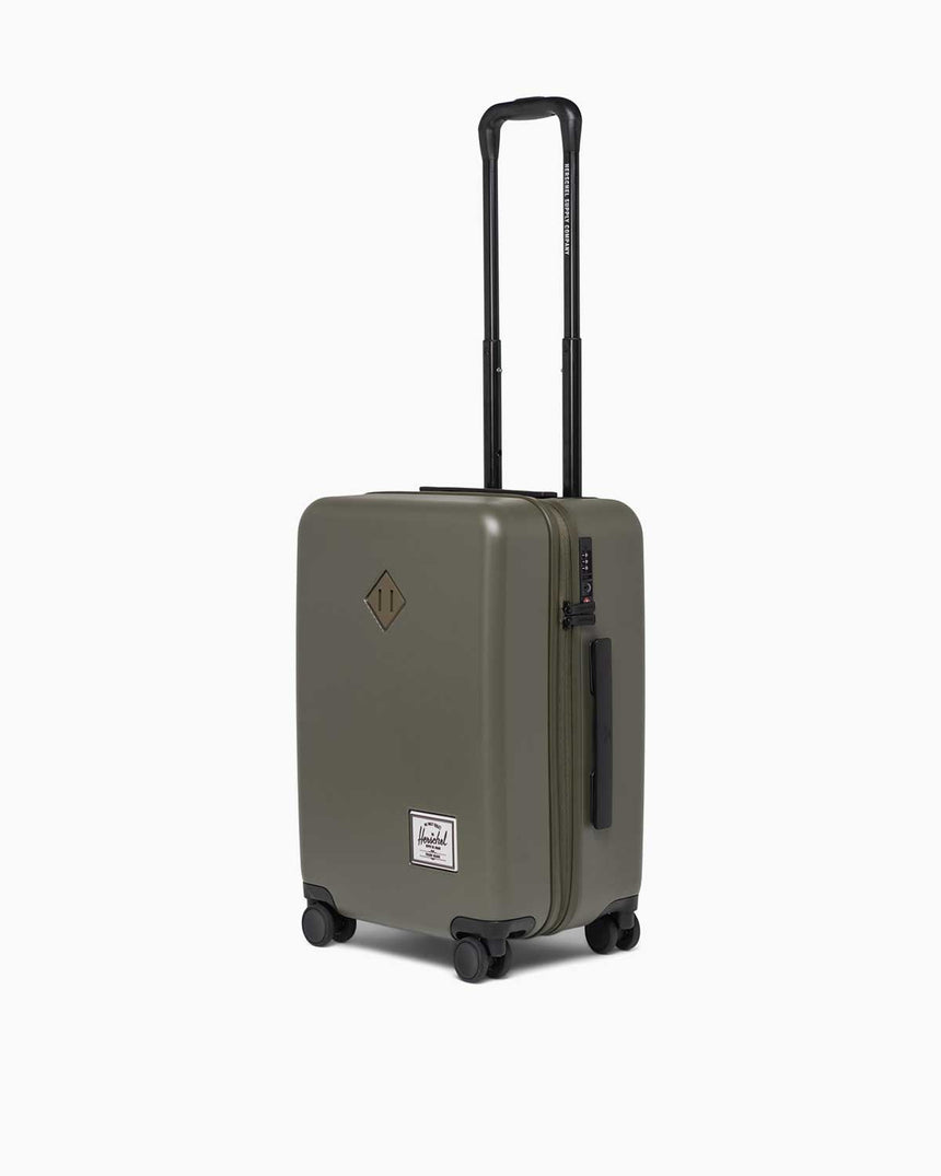 Herschel Heritage Hardshell Large CarryOn Luggage Kabin Boy Valiz Ivy Green