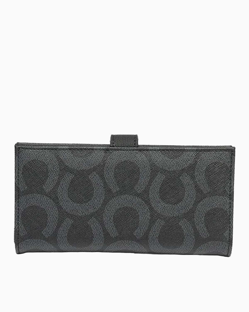 Us Polo Assn Monogram Baskılı Kadın Cüzdan Siyah - Siyah