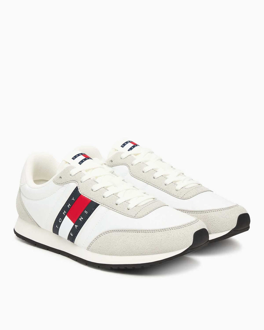 Tommy Hilfiger Carl Classic Runner Erkek Sneaker Ecru