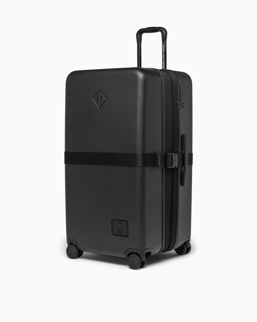 Herschel Heritage Large Sert Kabuklu Genişletilebilir Büyük Boy Valiz Black