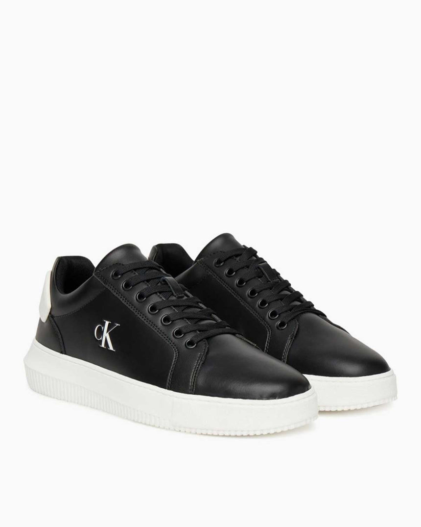 Calvin Klein Malmo Yama Detaylı Topuk Erkek Sneaker Black/Bright White