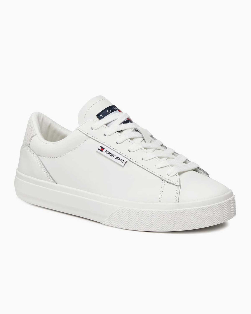 Tommy Hilfiger Cupsole Low Top Sneakers Ecru