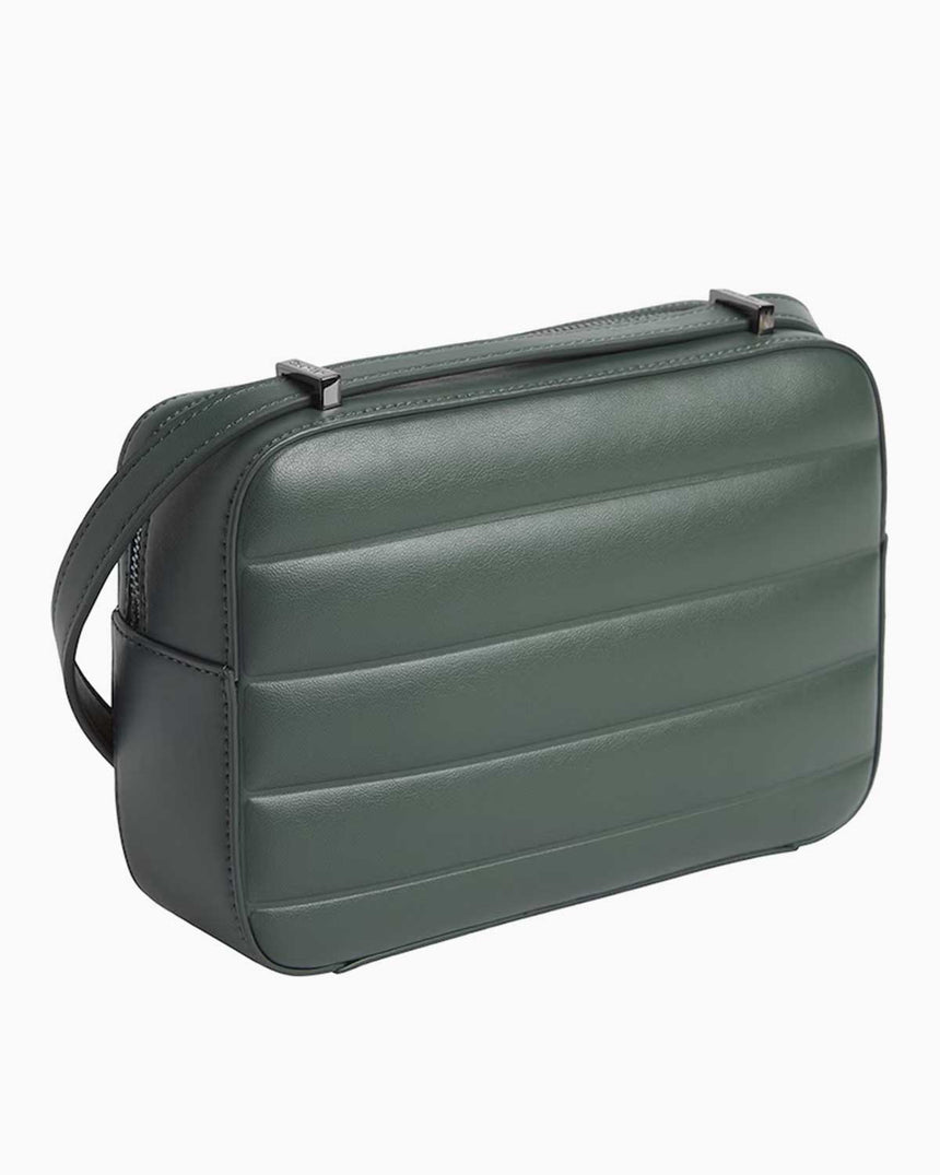 Calvin Klein Line Quilt Crossover Camera Bag Palm Green