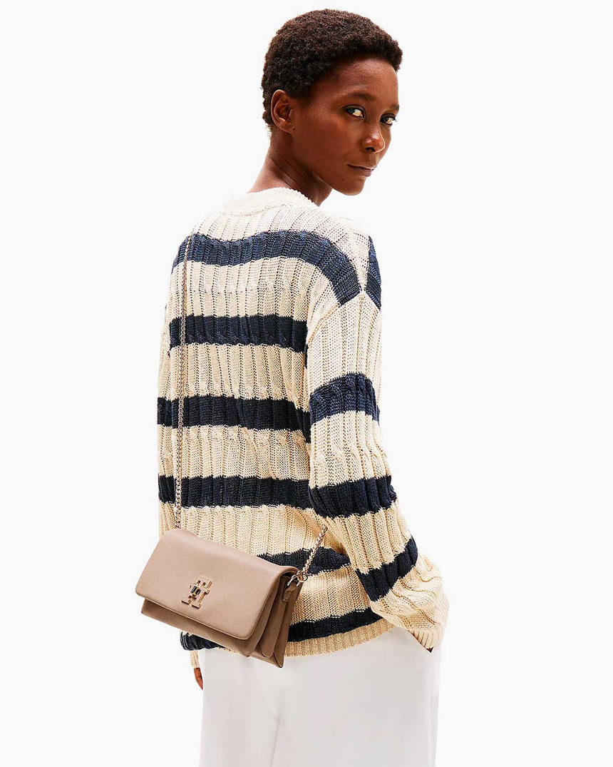 Tommy Hilfiger Modern Mini Kadın Çapraz Askılı Çanta Coastal Taupe