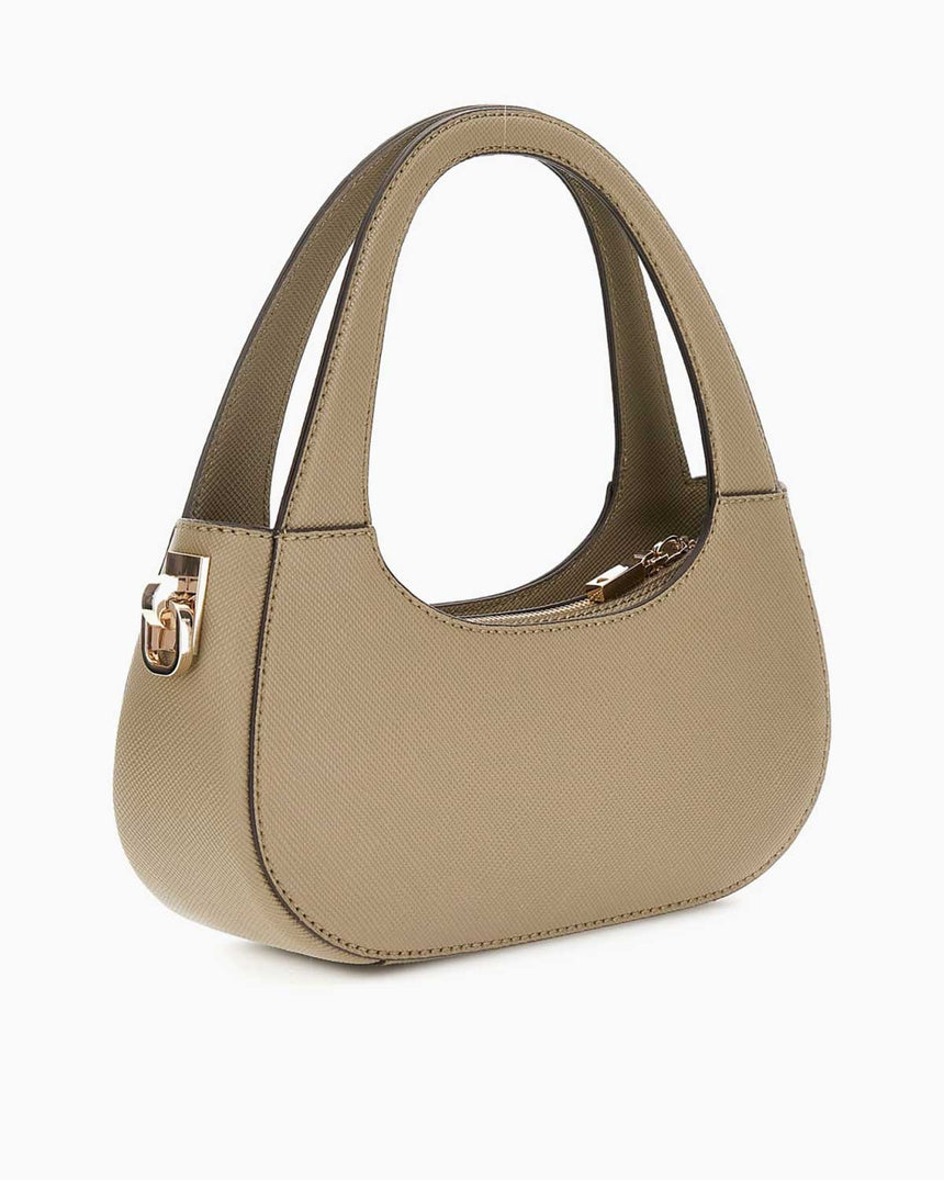 Guess Eco Jazlynn Hobo Uzun Askı Detaylı El Çantası Sage