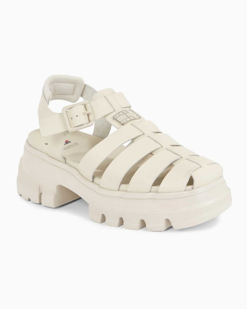 Tommy Hilfiger Fisherman Flat Sandalet Beige