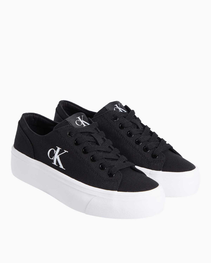 Calvin Klein Vulc Flatform Sneaker Black/Bright White
