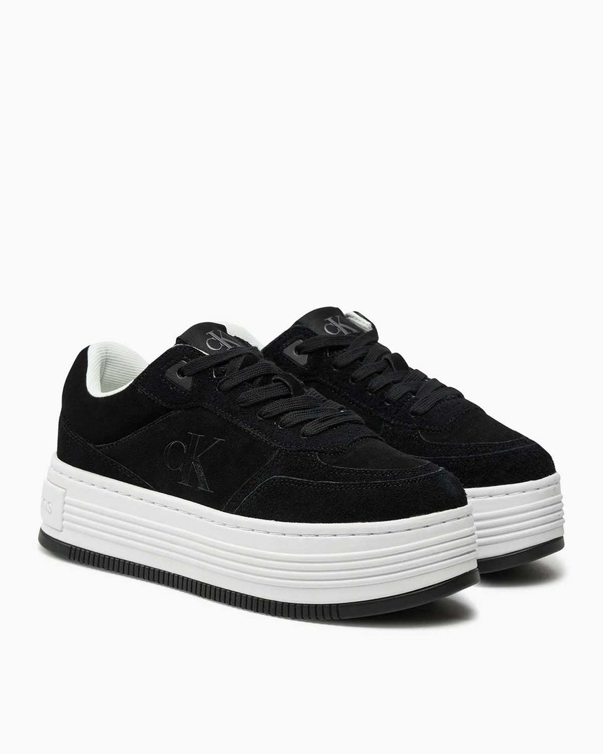 Calvin Klein Jeans Bolf Platform Lace Up Sneaker Black/Bright White