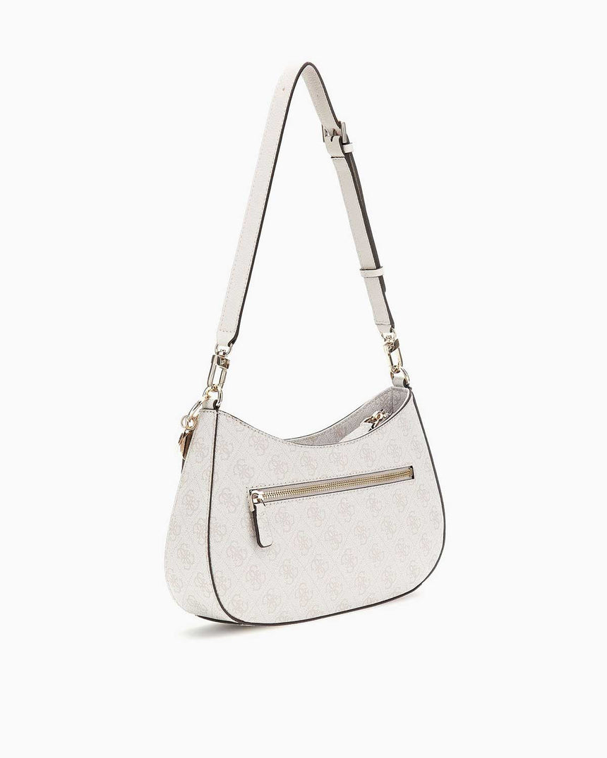 Guess Noelle Top Zip Shoulder Bag Kadın Omuz Çantası Blue Bonnet