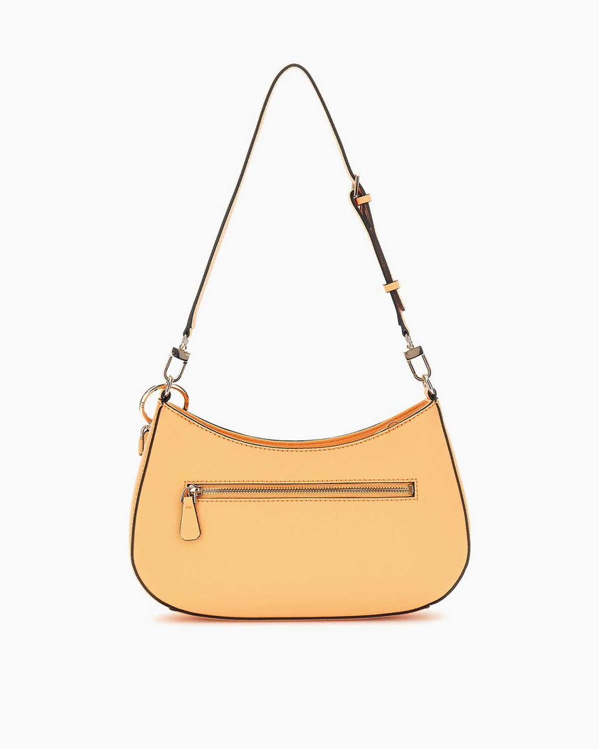 Guess Noelle Top Zip Shoulder Çapraz Askılı Kadın Çantası Apricot