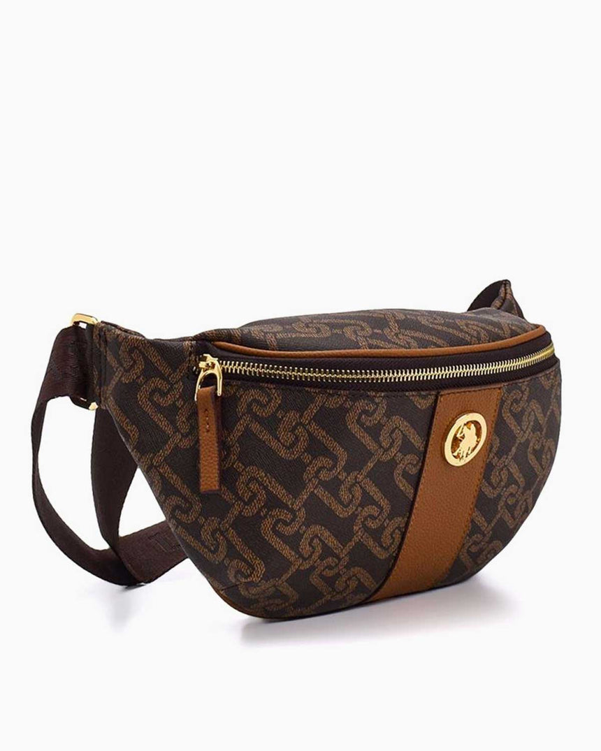 Us Polo Assn Kadın Bel Çantası Kahve-Taba