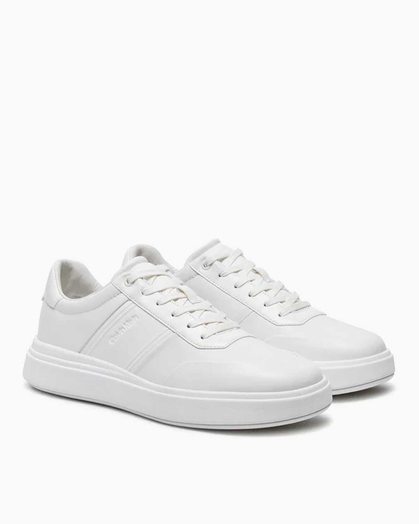 Calvin Klein Low Top Lace Up HF Erkek Sneaker Triples White