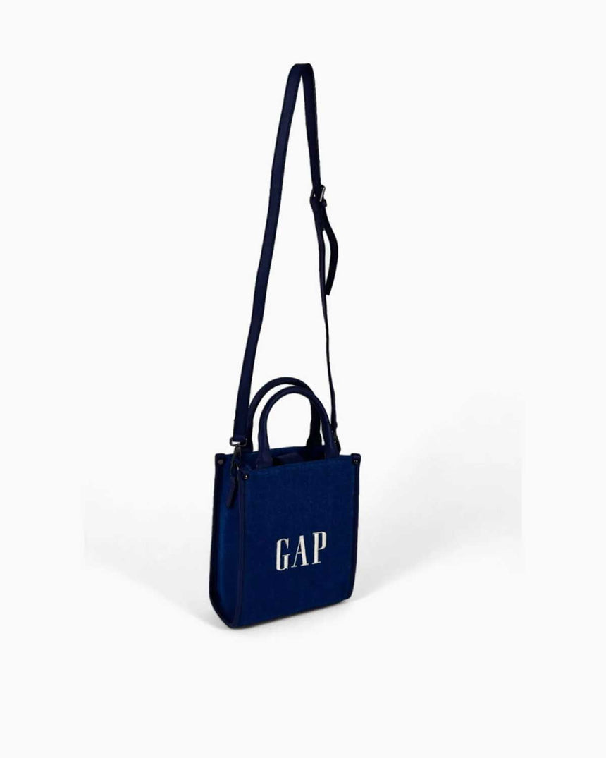 Gap Logo Detaylı Uzun Askılı Omuz Çantası Lacivert
