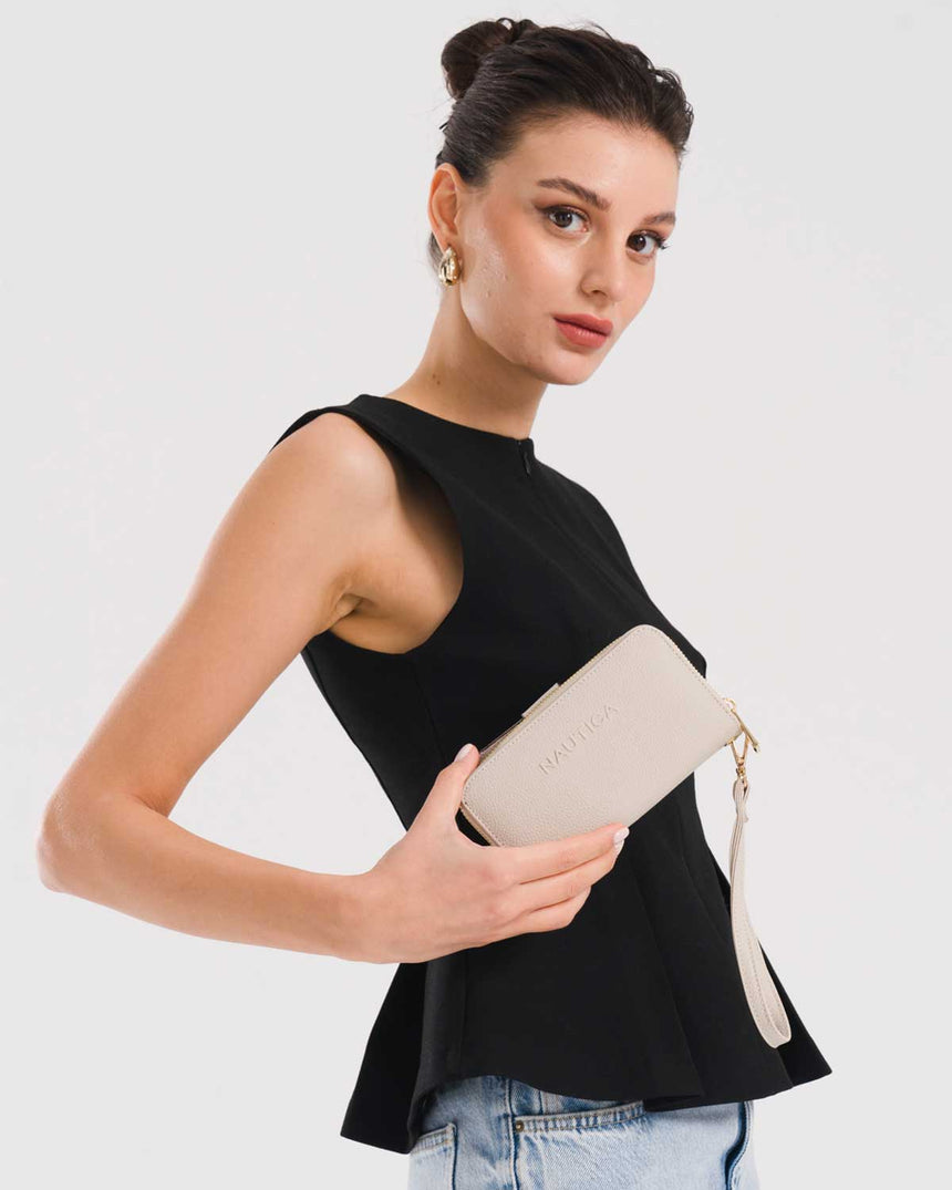 Nautica Ladies Tutma Kulplu Portföy Cüzdan Taş