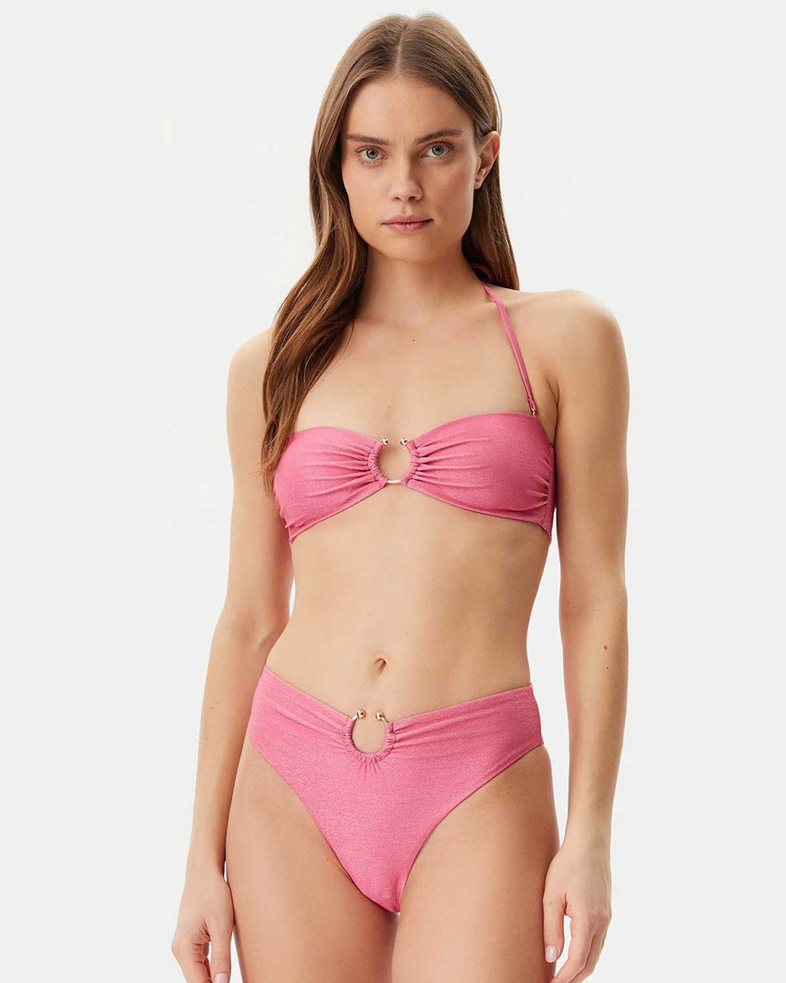 Guess Bandeau Removable Bikini Üstü Rosy Glow Pink