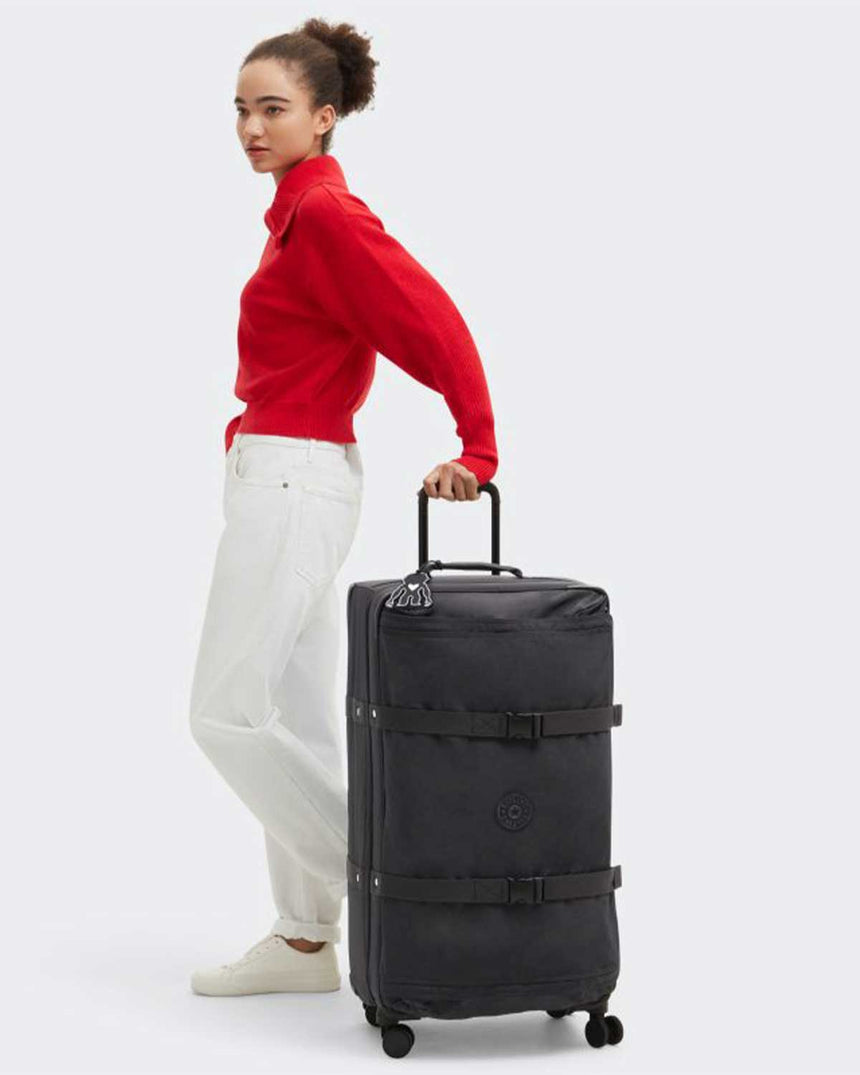 Kipling Spontaneous L Büyük Boy Valiz Black Noir