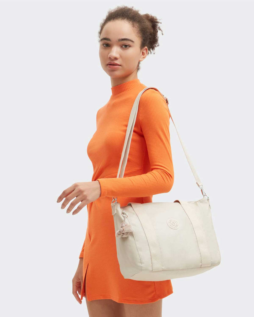 Kipling Asseni S Kadın Omuz Çantası Beige Pearl