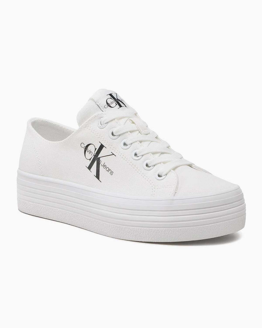 Calvin Klein Flatform Essentıal Vulcanized Sneaker White