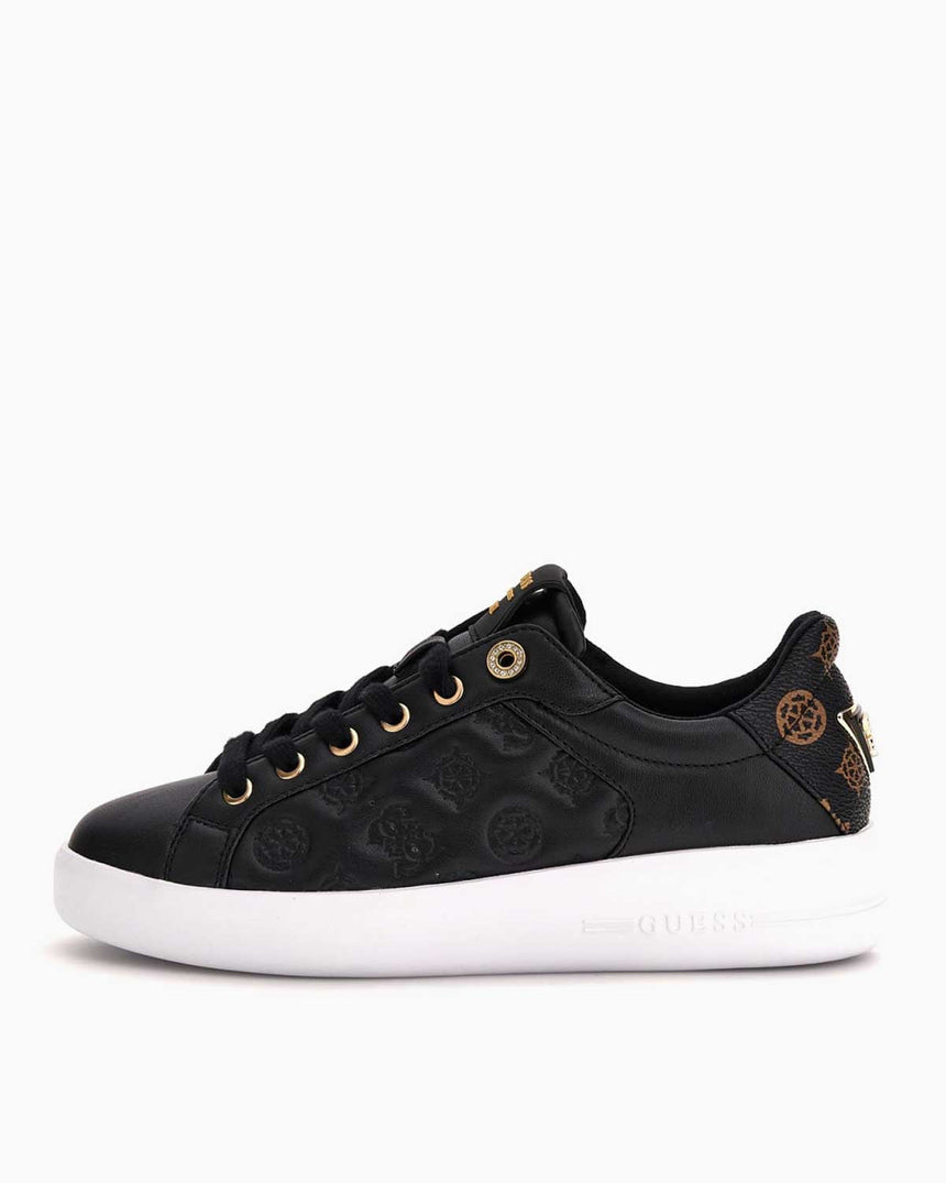 Guess Ronii Logo Detaylı Sneaker Black Brass