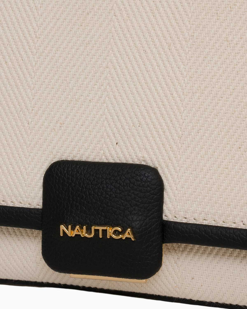 Nautica Kadın Omuz Çantası Bej - Siyah