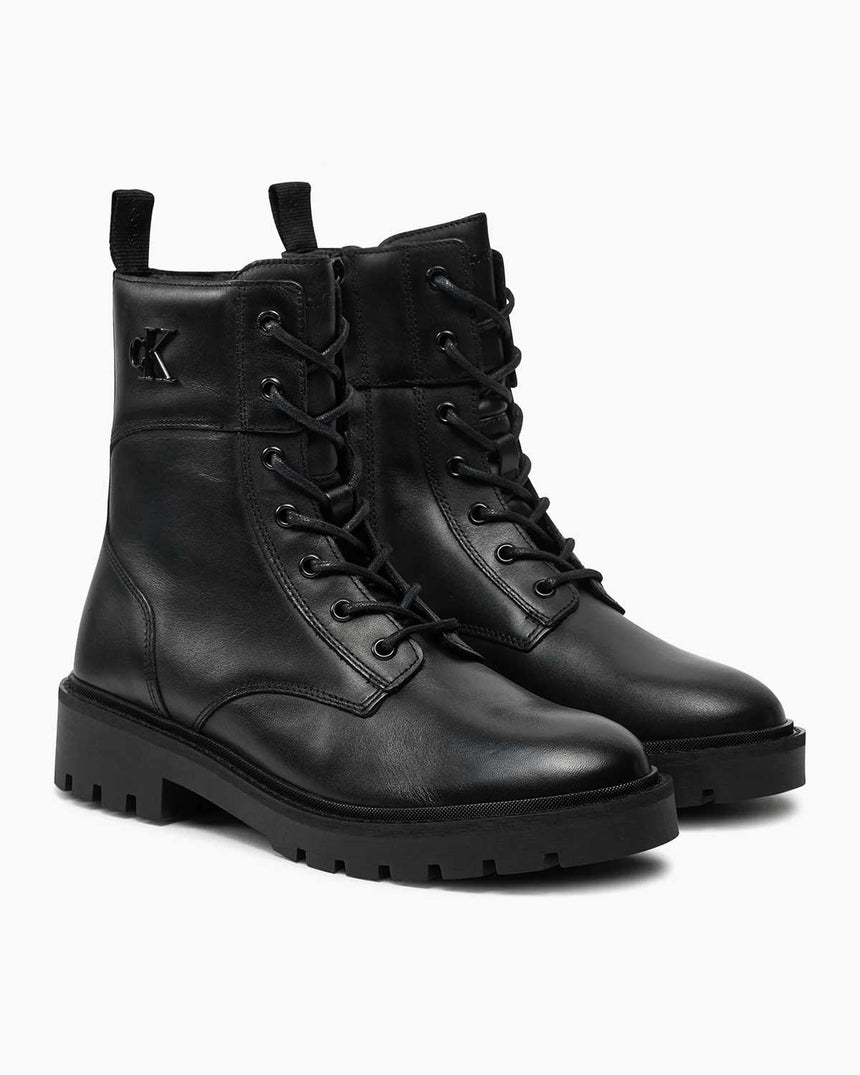 Calvin Klein Jeans Combat Logolu Bot Triple Black