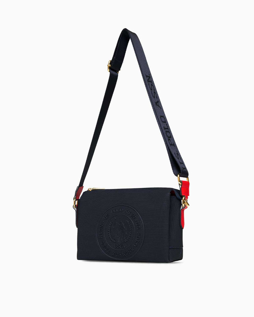 Us Polo Assn Logolu Çapraz Askılı Çanta Lacivert - Kırmızı