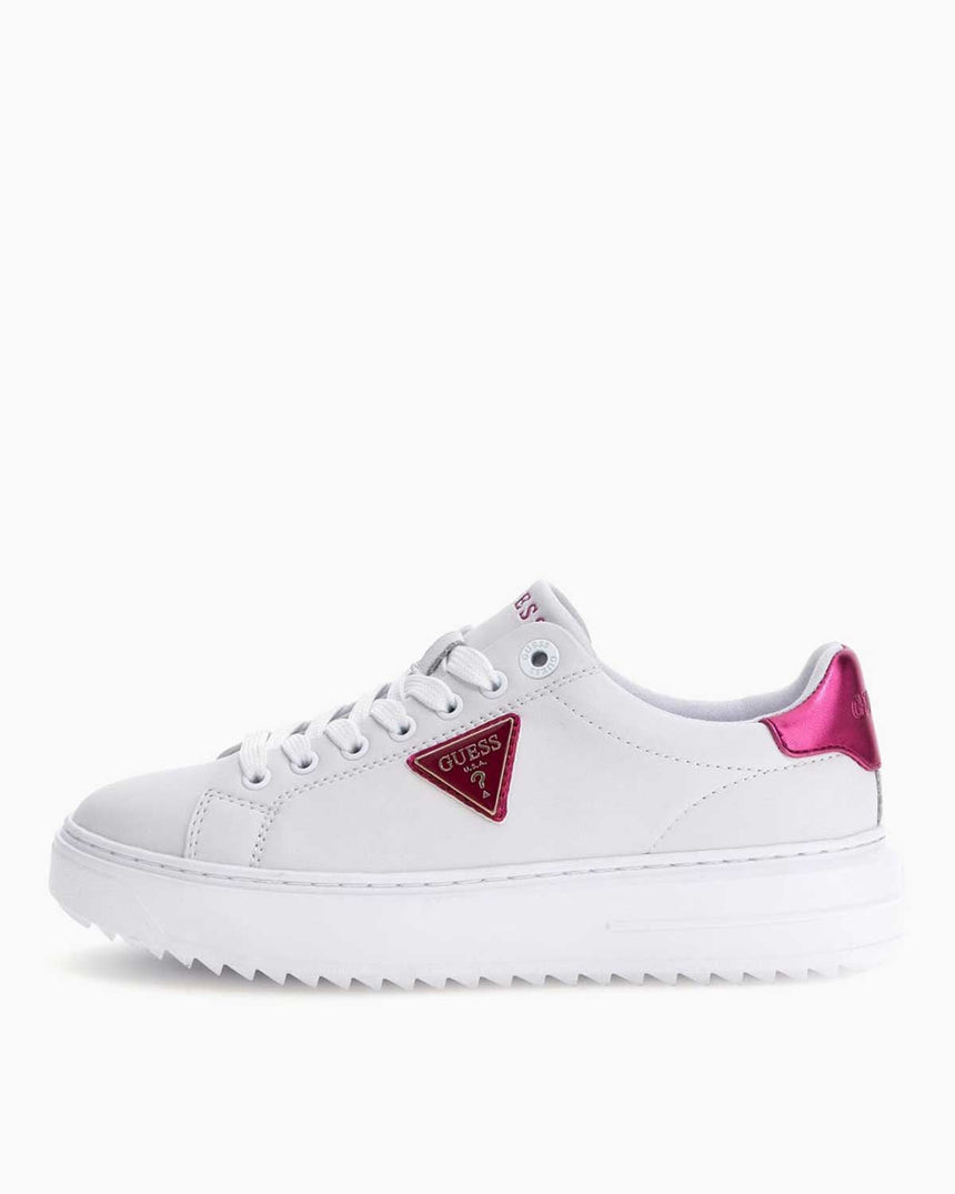 Guess Denesa12 Logolu Sneaker White Magenta