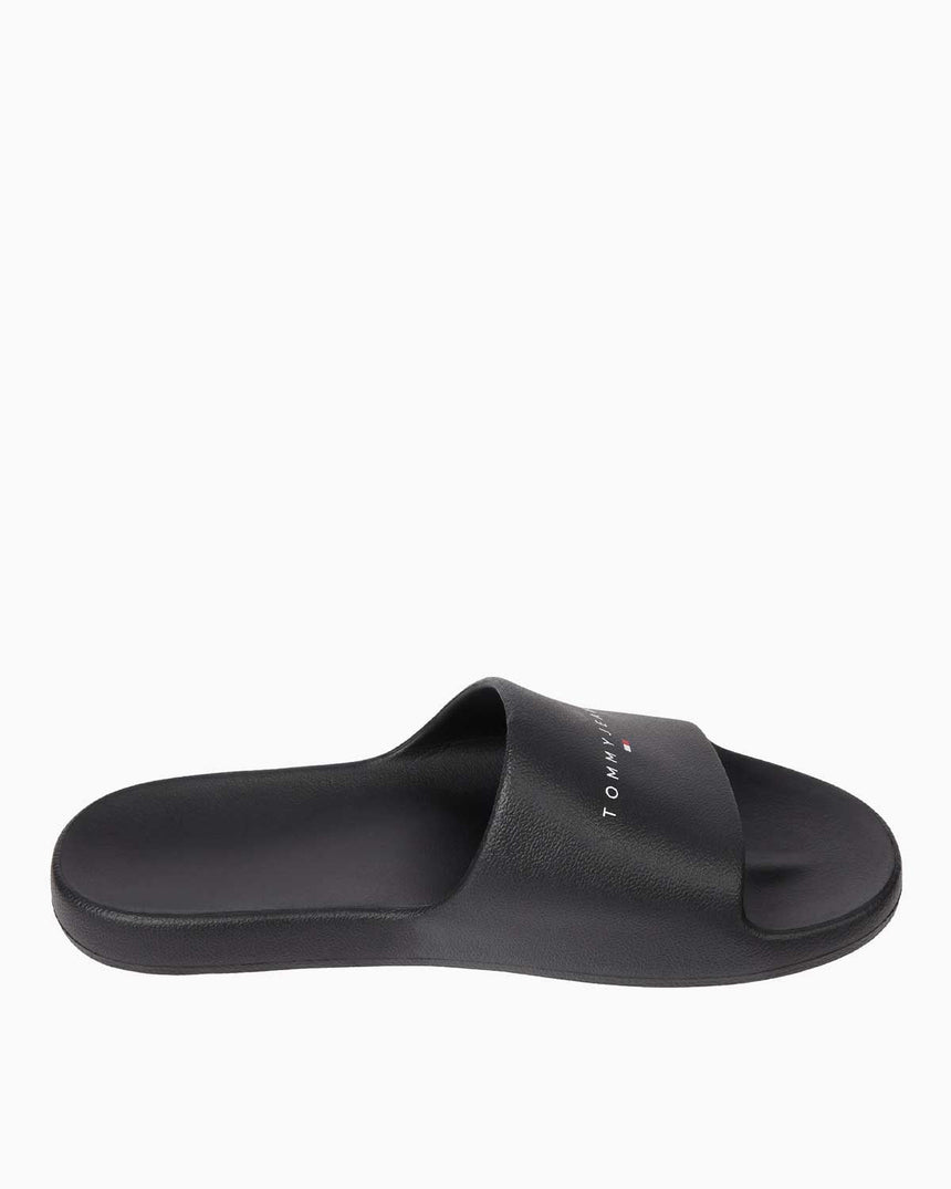 Tommy Hilfiger Logolu Basic Terlik Black