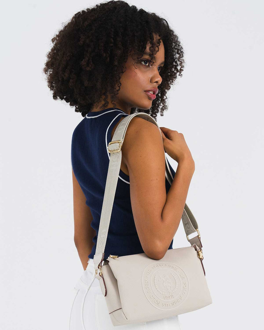 Us Polo Assn Logolu Çapraz Askılı Çanta Taş