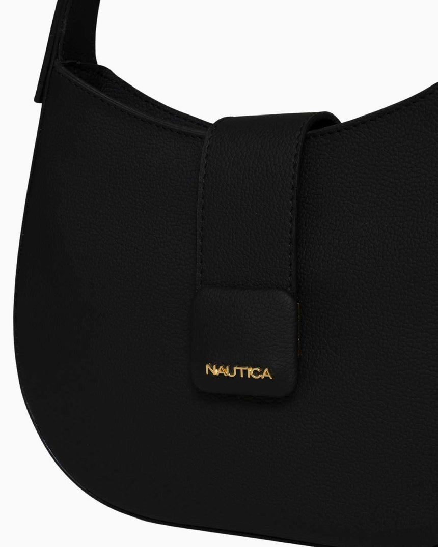 Nautica Logolu Omuz Çantası Siyah
