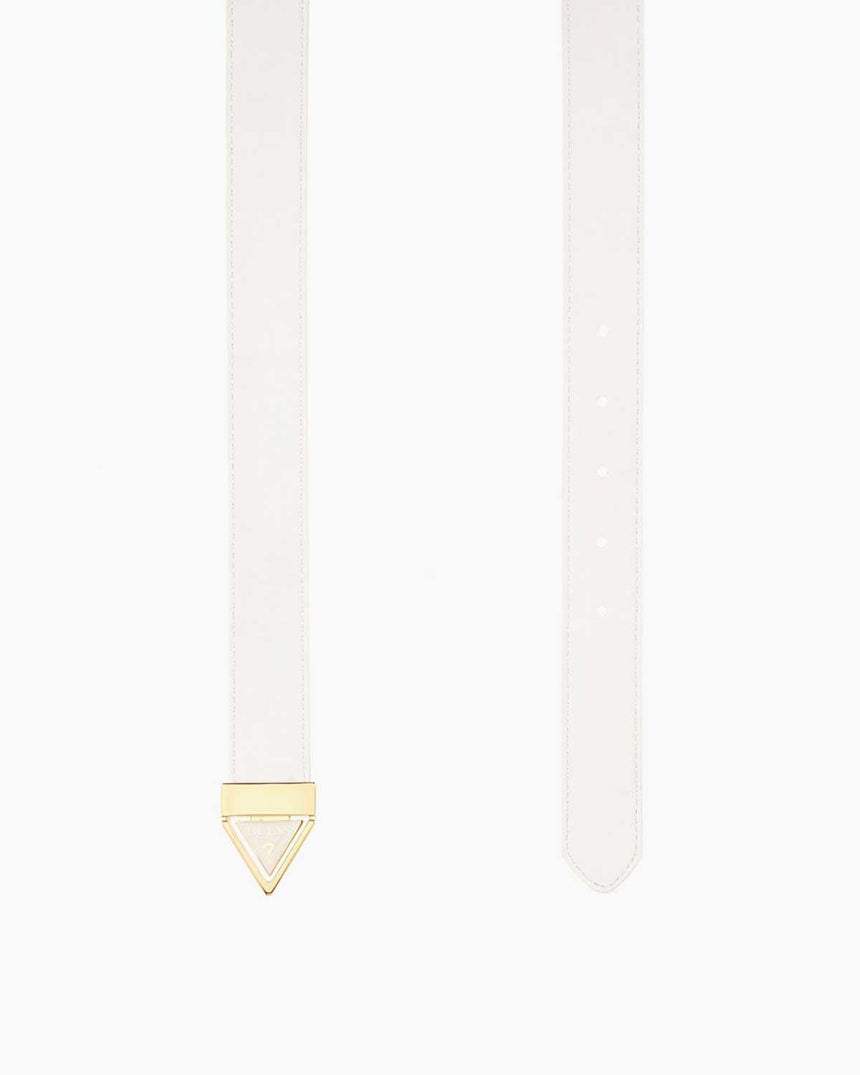 Guess Tek Taraflı Logolu Kemer White Logo