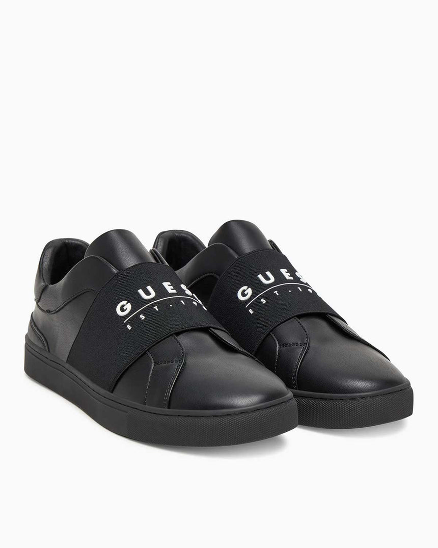Guess Tosli Ön Logo Detaylı Sneaker Black/Black