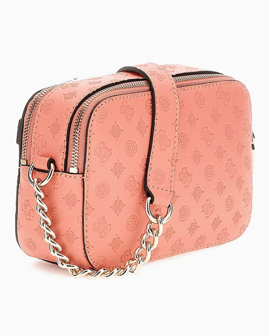 Guess Deesa Logolu Çapraz Askılı Çanta Coral Logo