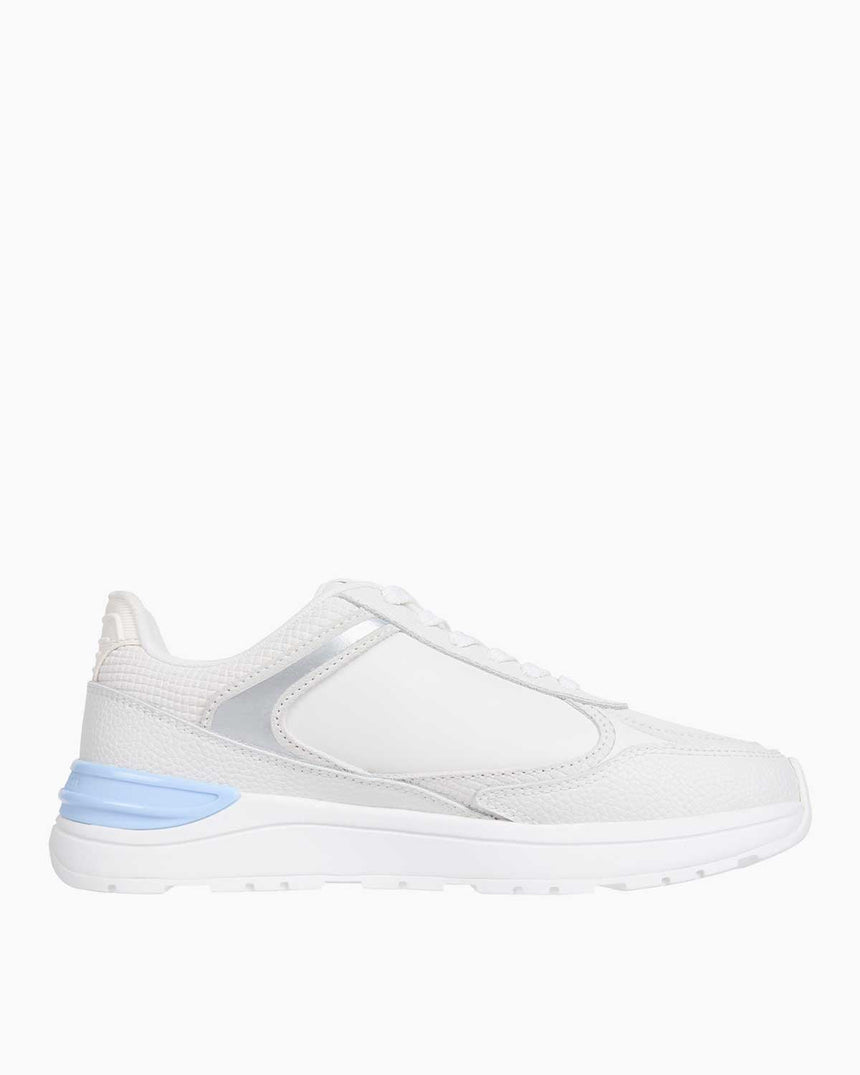 Tommy Hilfiger Casual Fashion Runner Sneaker Ecru/Breezy Blue